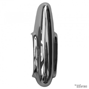 Bumperguard, chrome, each