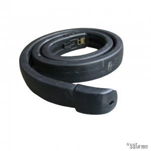 Rear bumper impact strip