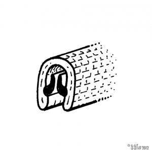 Pop-out windows, seal, inside, white as pair