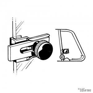 Vent wing lock, (anti-theft), as pair