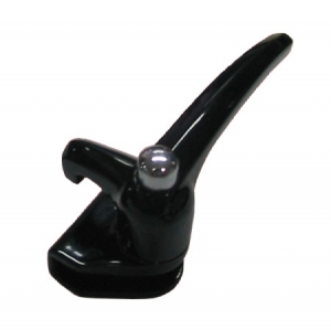 Vent wing lock, black, right