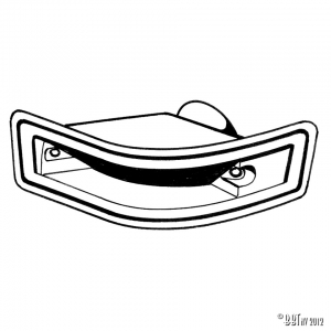 Front indicator rubber, right, each