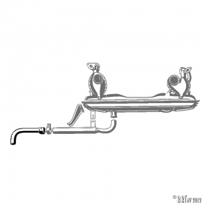 Rear pipe for n° 1060-01/1060-02/1060-03