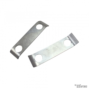 Axle beam lock plate as pair
