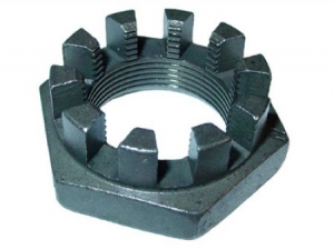 Castle nut rear hub