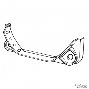 Gearbox support, rear large model