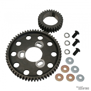 Straight camshaft gear wheel