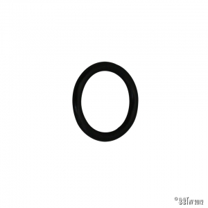 Push rod tube seal small seal, each