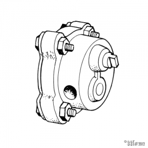 Oil pump with stock style 8 mm bolts from 08/71-,