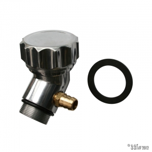 Oil filler, vertical, aluminium