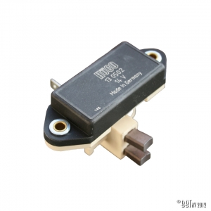 Alternator regulator with 2 terminals