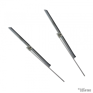 Wiper blade + arm, pair