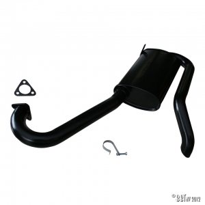 Turbo muffler for collectors BBT n° 3240, 3241, 3242