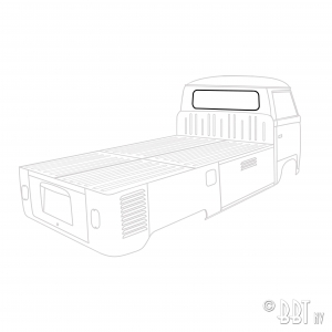 Rear window seal, Cal Look, Pick-up. German Quality, each