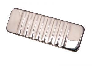 Radio blank, stainless steel, polished - Typ 2, 55>66