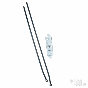 Cargo door lock mechanism with locking rods right rear /left front (SWT)