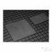 Rear rubber floor mat