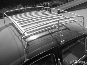 Roof rack, non chromed