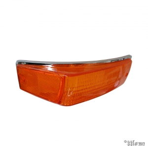 Front indicator lens, right orange