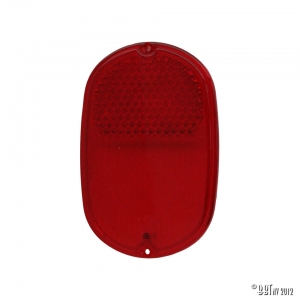 Tail light lens, USA Totally red, without chrome, each