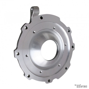 Heavy duty side plate for swing axle transmission case