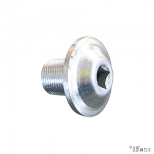 Bolt for crankshaft pulley with 3/8 inch ratchet head
