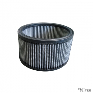 Oval replacement air cleaner element for stock style Dellorto filter