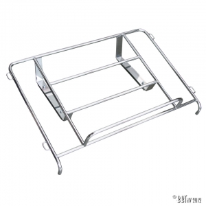 Rear luggage rack, chrome